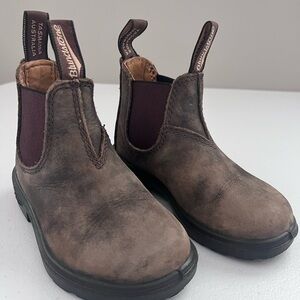 Blundstone Rustic Brown KIDS Boots Size US 8 / AUS 7